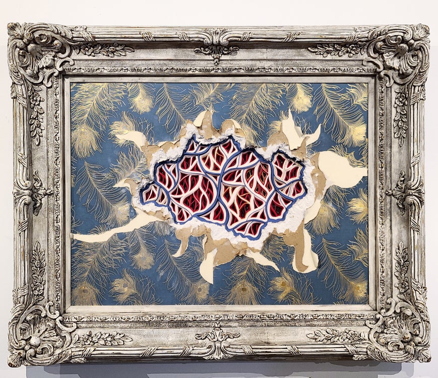 Paper artwork by Charles Clary.